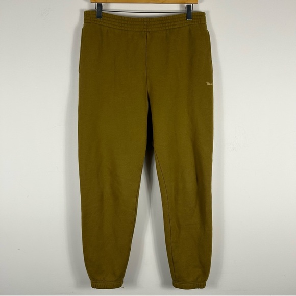 ❤️ TNA Tan Pants sweat fleece sweat pants L - Picture 3 of 11